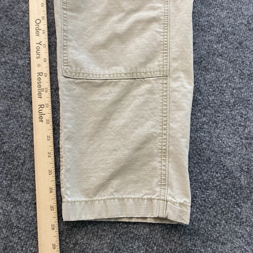 Y2K Abercrombie & Fitch Ripstop Carpenter Pants Double Knee Mens 29x30 Loose Fit